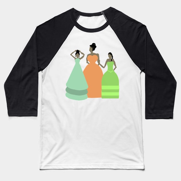 Three Women Baseball T-Shirt by LochNestFarm